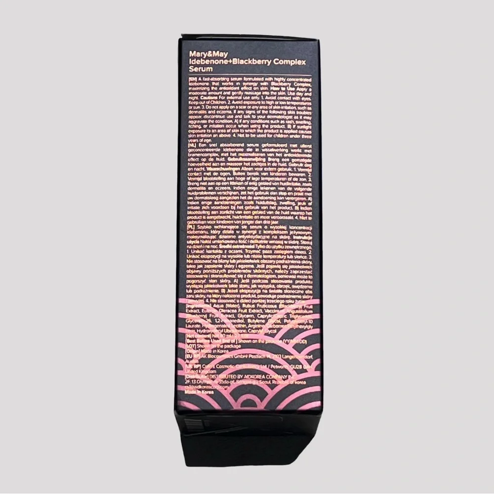 Mary & May Seoul Edition Idebenone + Blackberry Complex Serum